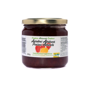 Confituur groot (385 g) Aardbei-abrikoos