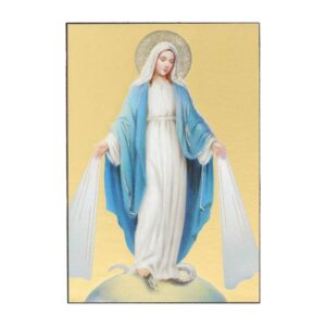 Icoon Maria 9.5 X 6.3 cm Miraculeuse