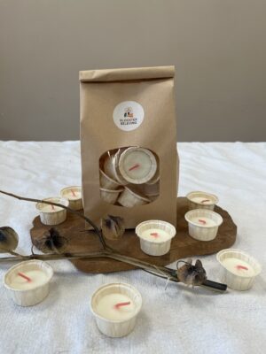 Biolichtjes / Eco waxinelichtjes - Naturel - 20 stuks